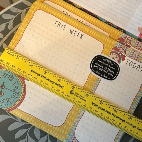 Make A List Notepad Set of 3 NWT - Picture 14 of 15